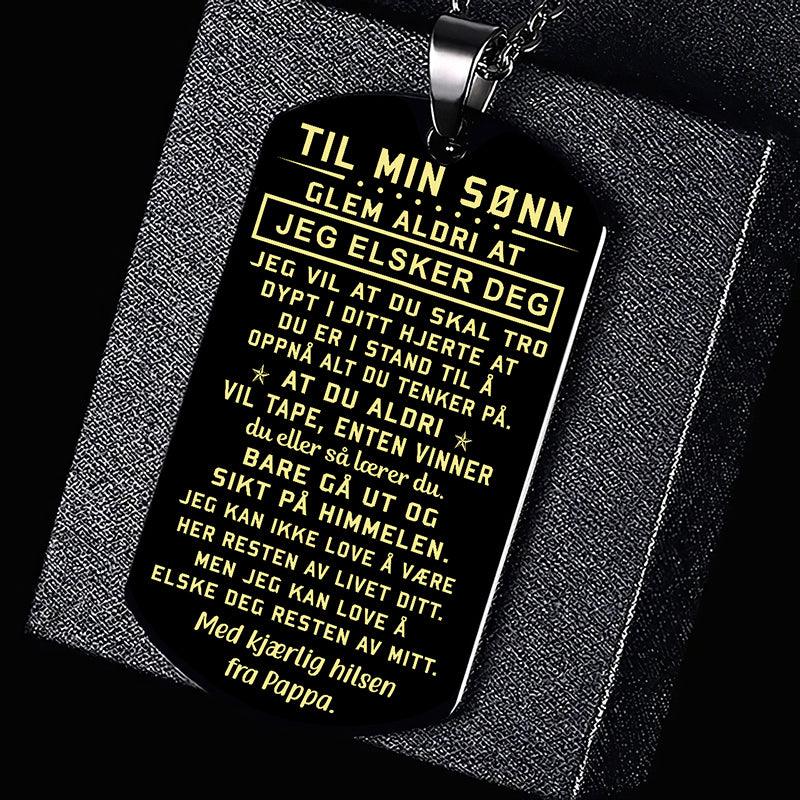 Anheng fra far til sønn - "Bestevenner for alltid" - Kosteppe