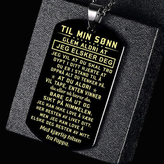 Anheng fra far til sønn - "Bestevenner for alltid" - Kosteppe