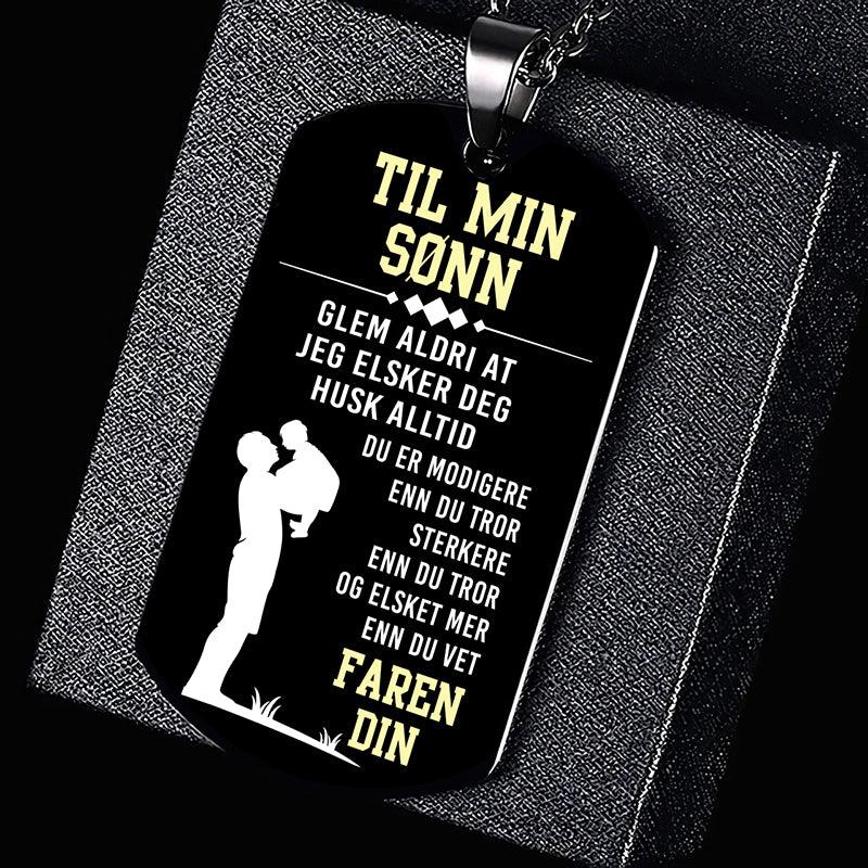 Anheng fra far til sønn - "Jeg vil alltid være der" - Kosteppe