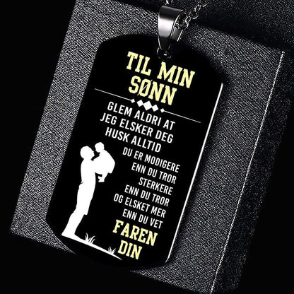 Anheng fra far til sønn - "Jeg vil alltid være der" - Kosteppe