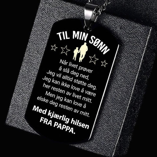 Anheng fra far til sønn - "Sønn, jeg er stolt av deg" - Kosteppe