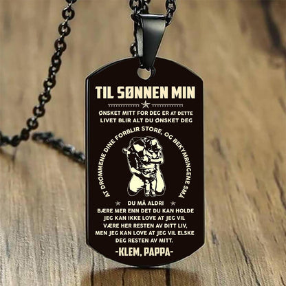 Anheng fra far til sønn - "Du er styrken min" - Kosteppe