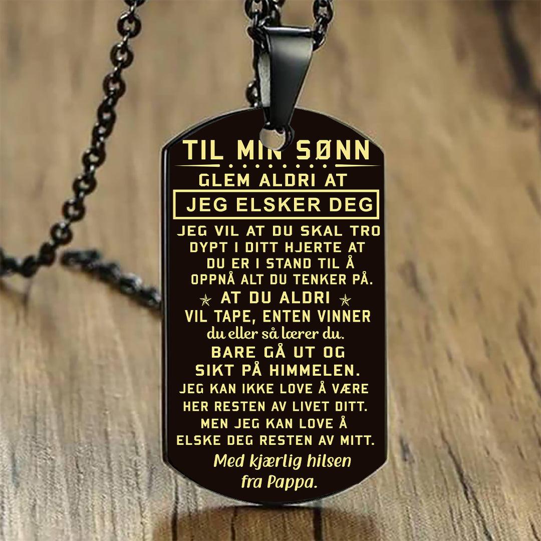 Anheng fra far til sønn - "Bestevenner for alltid" - Kosteppe