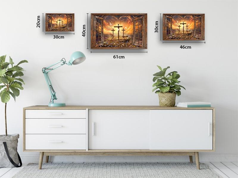 Foto på lerret - "Vei til troen" - Kosteppe