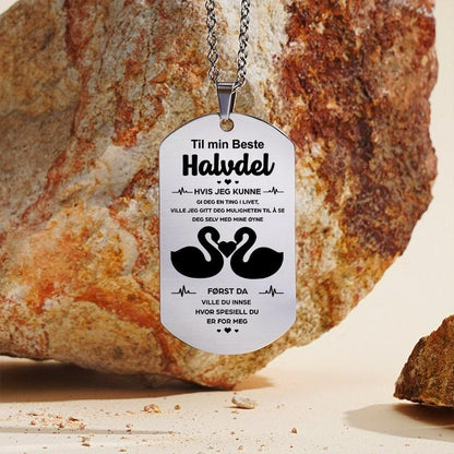 Ekte kjærlighet – Anheng gravert til en kjæreste - Kosteppe