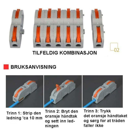 Superrask ledningskontakt - Kosteppe