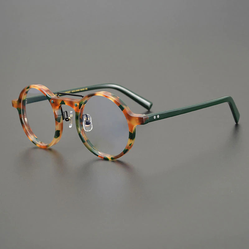 Vintage runde anti-blått lys lesebriller - Kosteppe