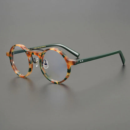 Vintage runde anti-blått lys lesebriller - Kosteppe