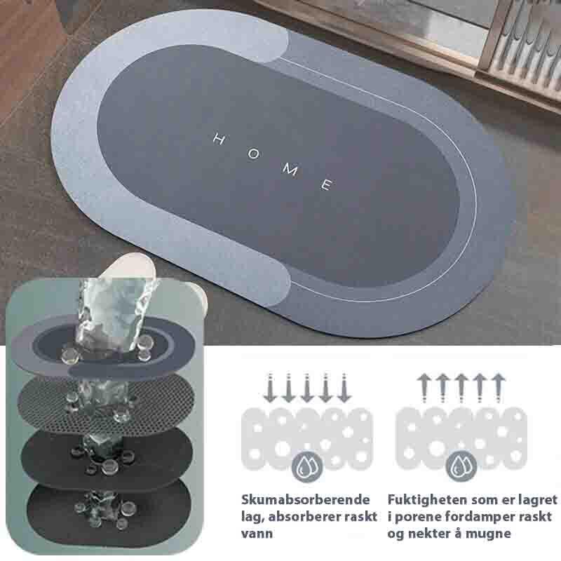Superabsorberende gulvmatte - Kosteppe