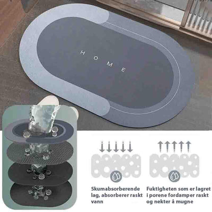Superabsorberende gulvmatte - Kosteppe