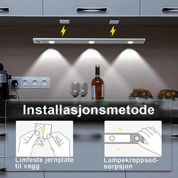 Bevegelsessensor uten ledningsskap LED-lys - Kosteppe