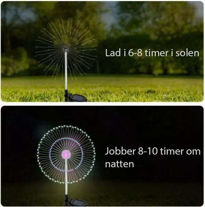 VANNTETT SOLAR LAMPE TIL HAGE - Kosteppe